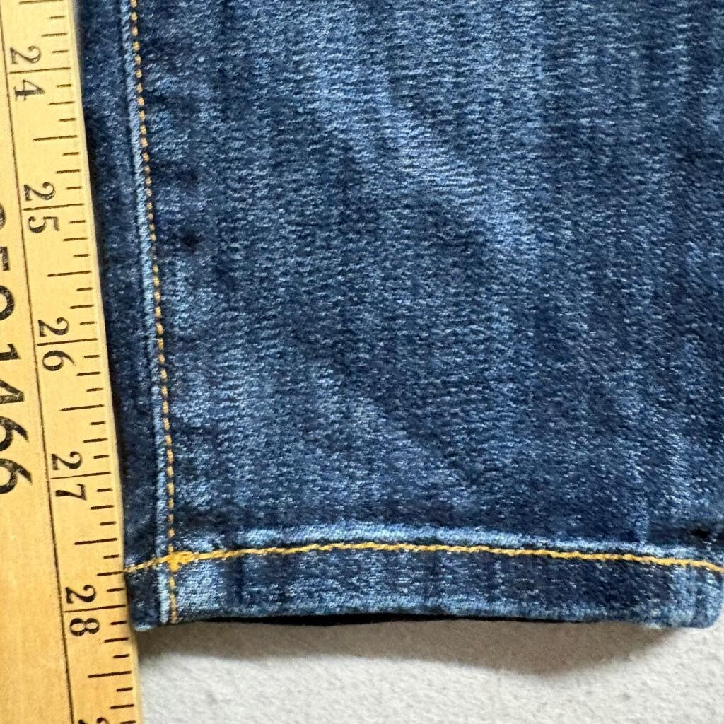 Bleu Bleu Jeans Womens 27 Skinny Dark Wash Denim Made in USA Stretch Blue