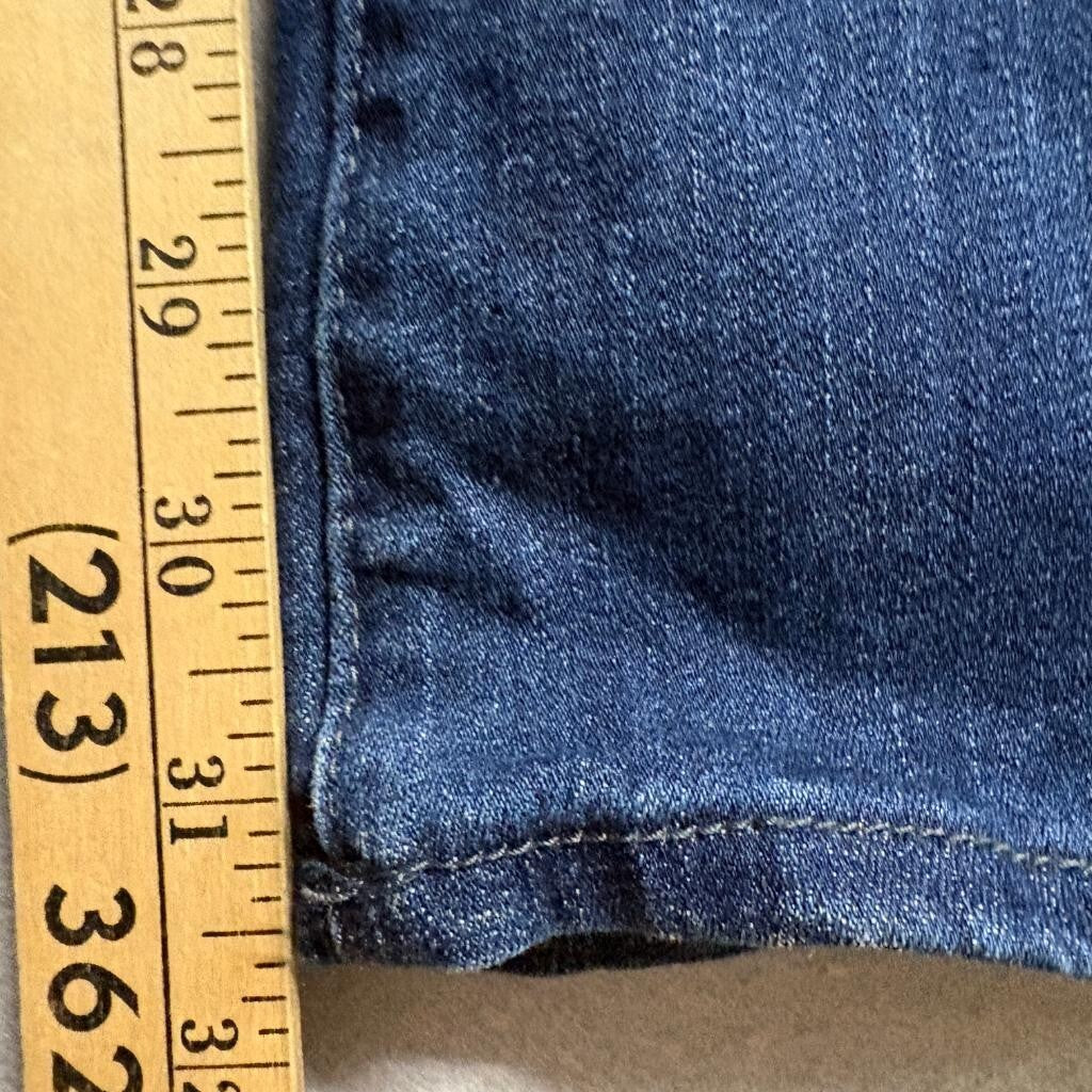 I&M Black Label Flare Jeans Womens Size 3 Blue Denim High Rise Bell Bottoms