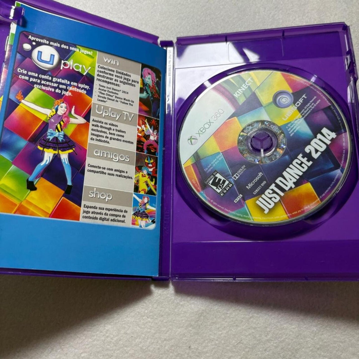 Just Dance 2014 Xbox 360 Kinect Game with Case and Manual