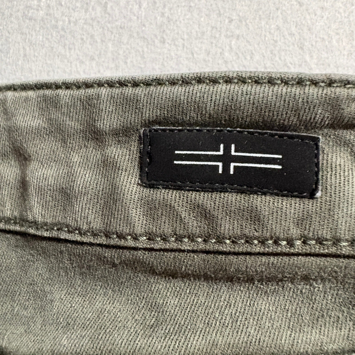 Liverpool Los Angeles The Ankle Skinny Jeans Womens 4P Olive Green Stretch Denim