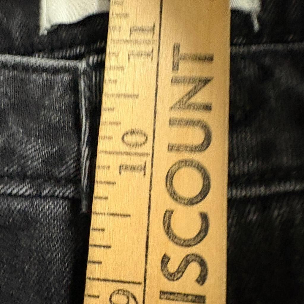 Abercrombie & Fitch Curve Love Skinny High Rise Jeans Womens 30/10R Black Raw