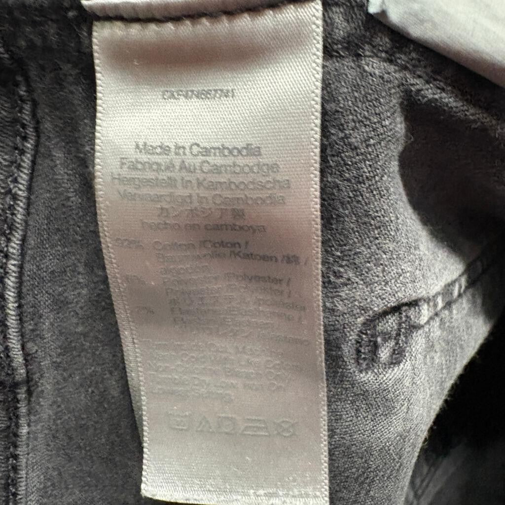Madewell 10 High Rise Skinny Jeans Womens 28 Gray Denim Stretch