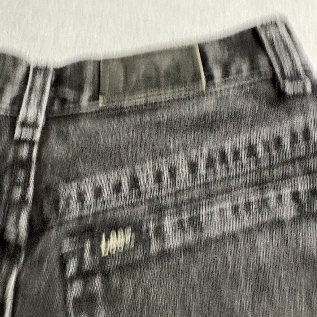 Vintage Lee Jeans Womens 8 Black Acid Wash High Rise Tapered Mom Denim Made in