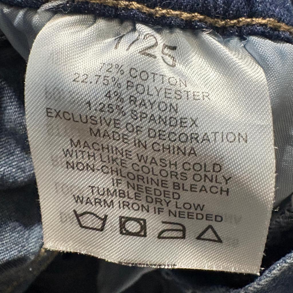 Celebrity Pink Ace Girls Jeans Size 10 Acid Wash Cargo Pocket Raw Hem Denim
