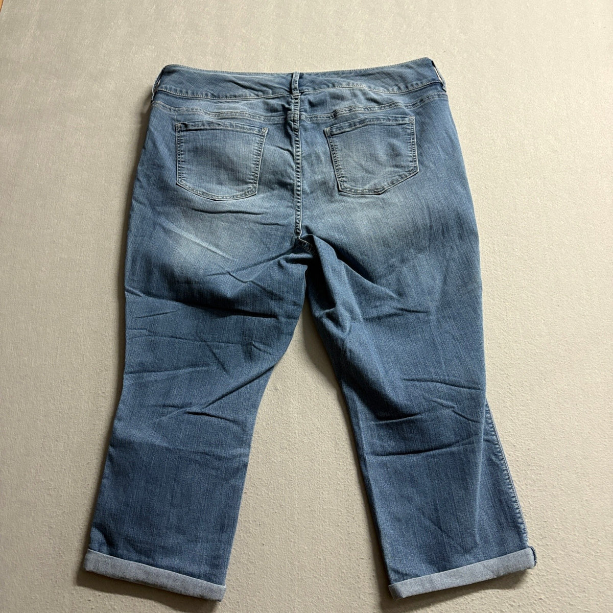 Torrid Denim Jegging Crop Jeans Womens Size 20 Blue Stretch Medium Wash