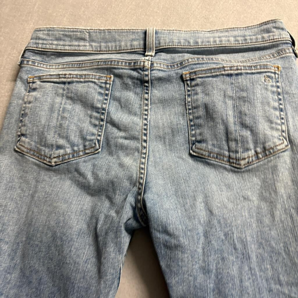 Rag & Bone Ankle Skinny Jeans Womens 30 Distressed Blue Denim Stretch