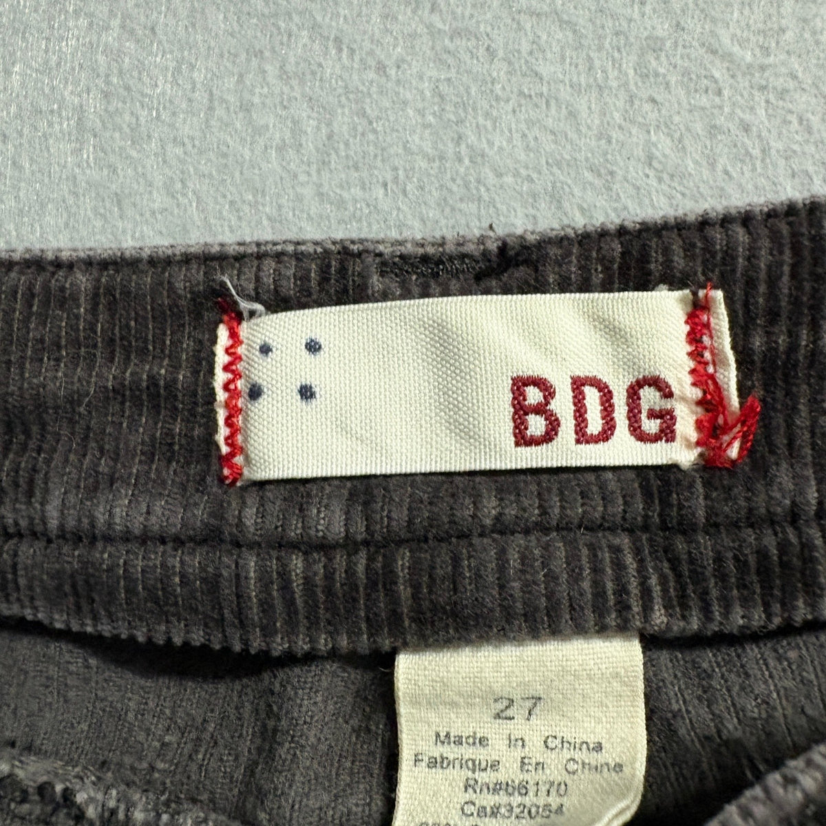 BDG Corduroy Pants Womens 27 Brown Skinny Low Rise Stretch Cord Jeans