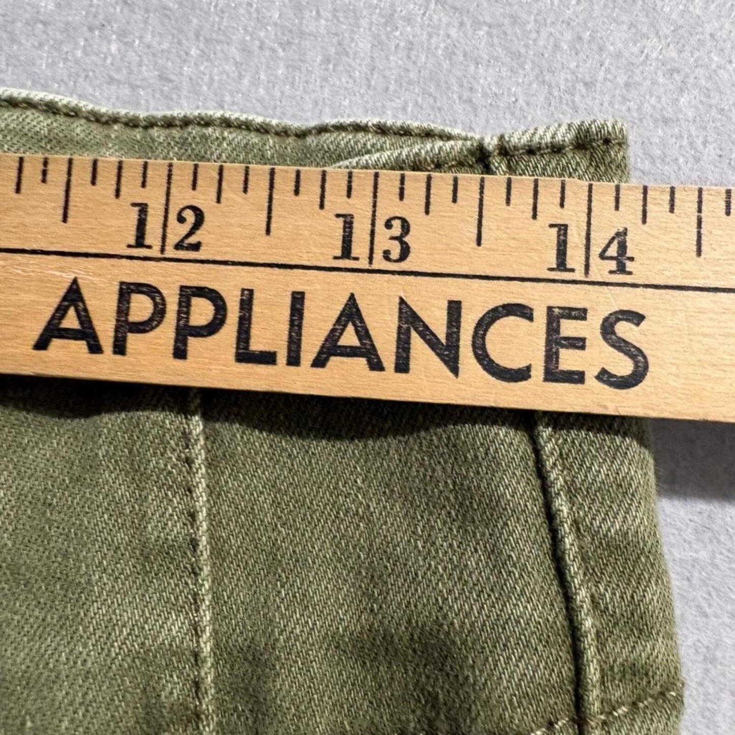 We The Free People Just Float On Flare Jeans Womens 29 Olive Green High Rise