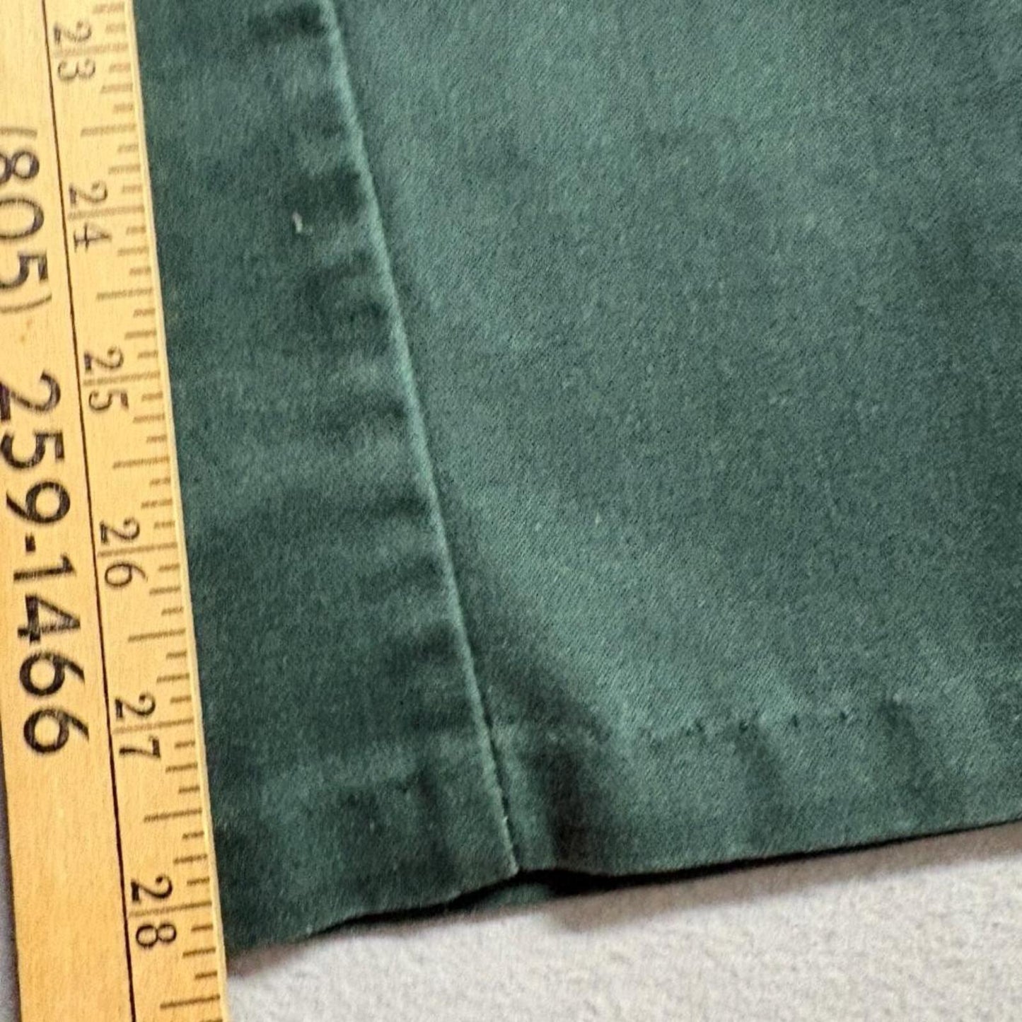 Dickies Boys Chino Pants Size 14 Green Flat Front School Uniform Workwear