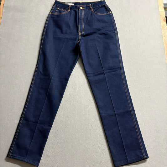 Vintage P.S. Gitano High Waist Jeans Womens 16 Long Dark Wash Power Stretch NWT