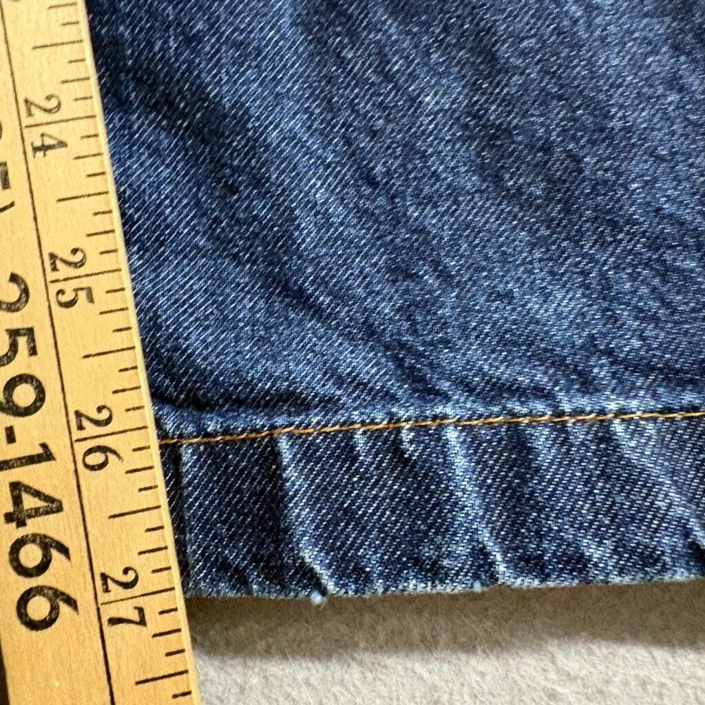 Duke Haband Classic Fit Jeans Mens 34/S Blue Denim Elastic Waist Comfort