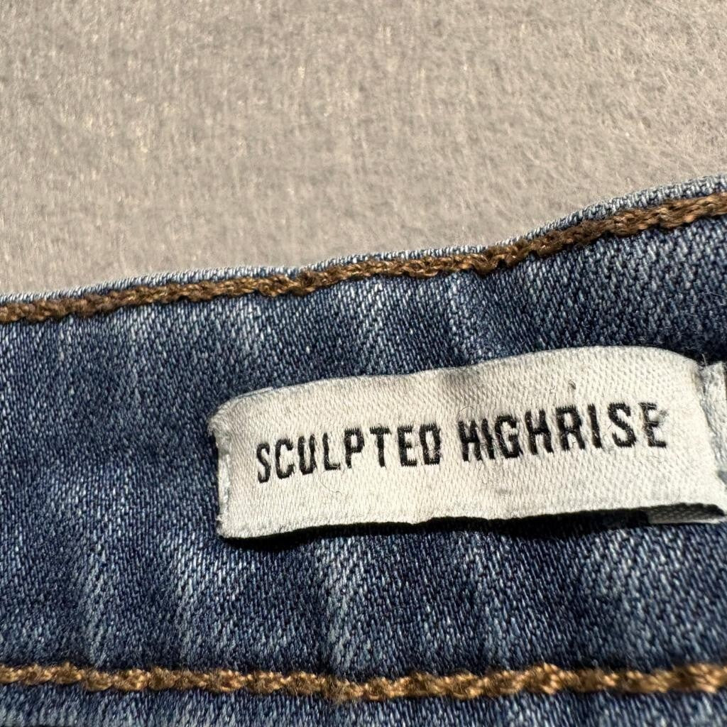 William Rast Sculpted Highrise Skinny Jeans Womens 29 Blue Denim Stretch