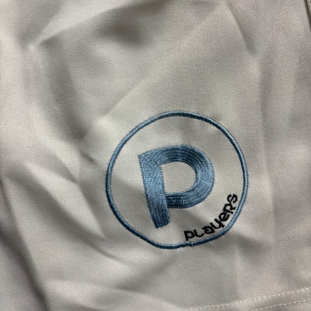 Players Brand Baseball Uniform Set Jersey Shorts Hat XL Sky Blue White 3 Piece