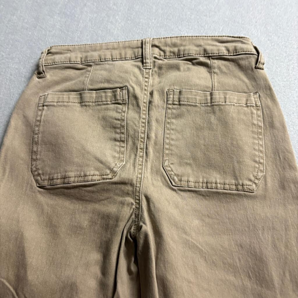 Celebrity Pink Cargo Pants Womens 5/27 Brown Cotton Blend High Rise Utility