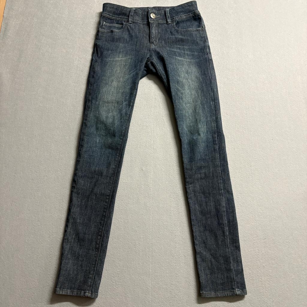 Just USA Jeans Womens Size 9 Blue Denim Skinny Stretch Low Rise Inseam 30.5