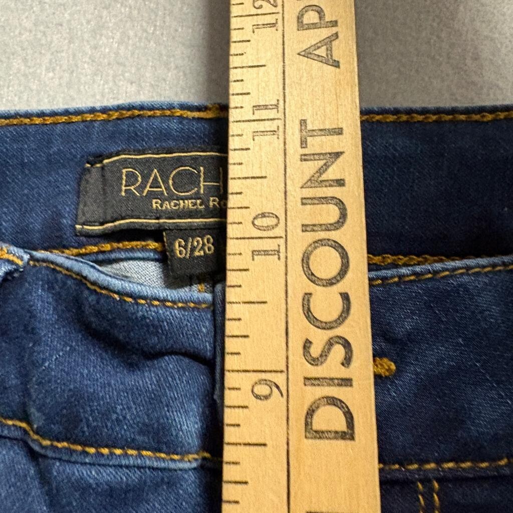 Rachel Rachel Roy Womens Jeans Size 6/28 Blue Denim Skinny Stretch Ankle Crop