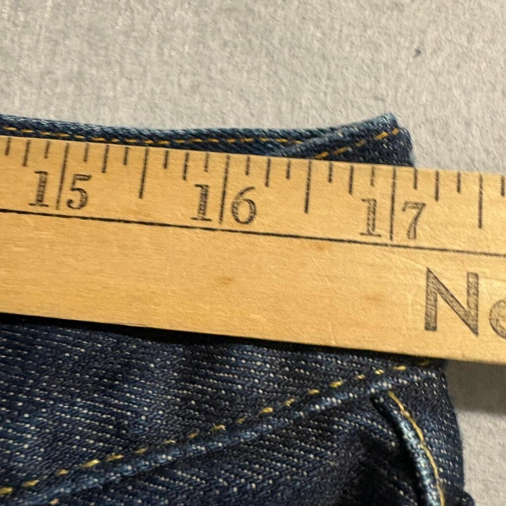 Denim & Supply Ralph Lauren Jeans Mens 33x32 Dark Wash Straight Fit Blue Cotton