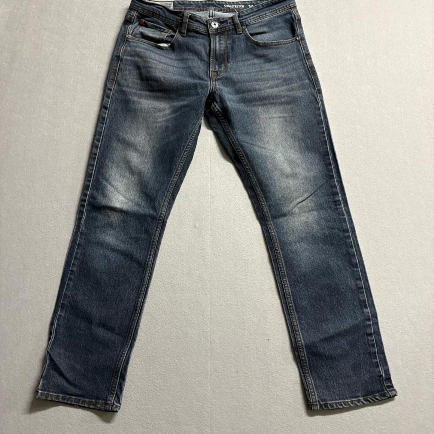 MBX Premium Apparel Jeans Mens 32x30 Blue Slim Stretch Denim Pants