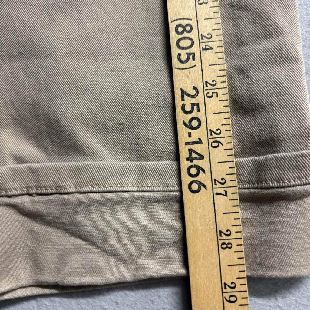 Gloria Vanderbilt Amanda Capri Jeans Womens Size 8 Khaki Brown Stretch Denim