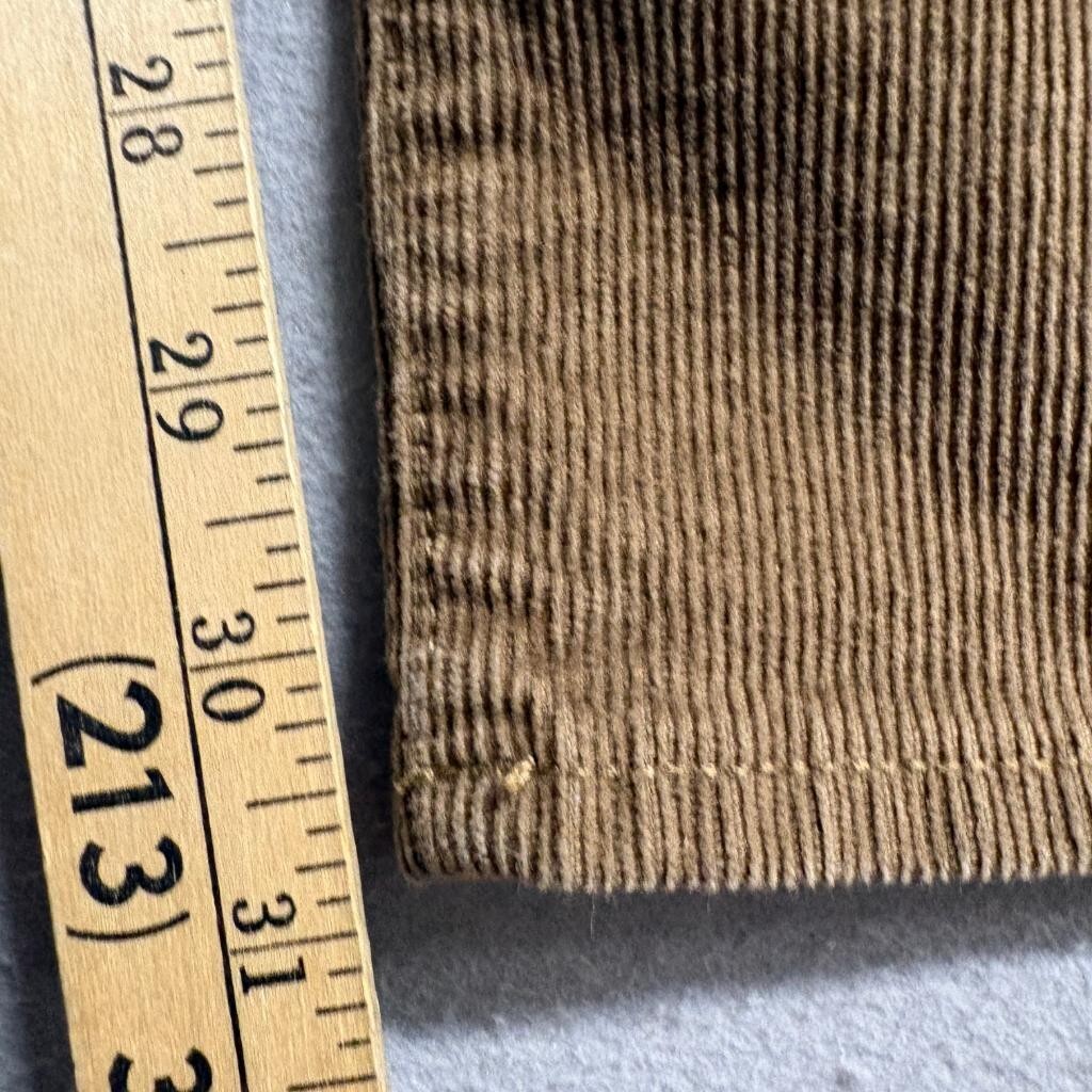 J.Crew 770 Straight Fit Corduroy Pants Mens 31x32 Brown Stretch Cotton Cord