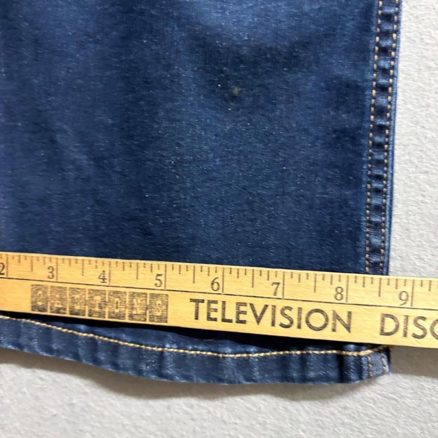 Calvin Klein Jeans Womens 16/33 Blue Denim Repreve Stretch Bootcut Jeans