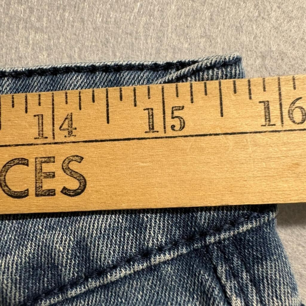 Smith & Mills Denim Mens Jeans 32x32 Blue Stretch Slim Straight Cotton Blend