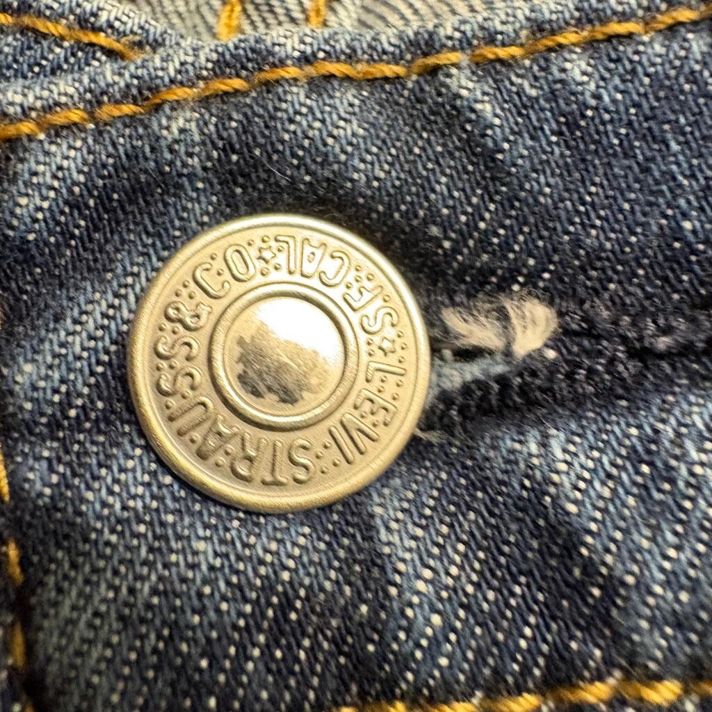 Levi's 514 Straight Fit Jeans Mens 31x32 Blue Denim Stretch Pants