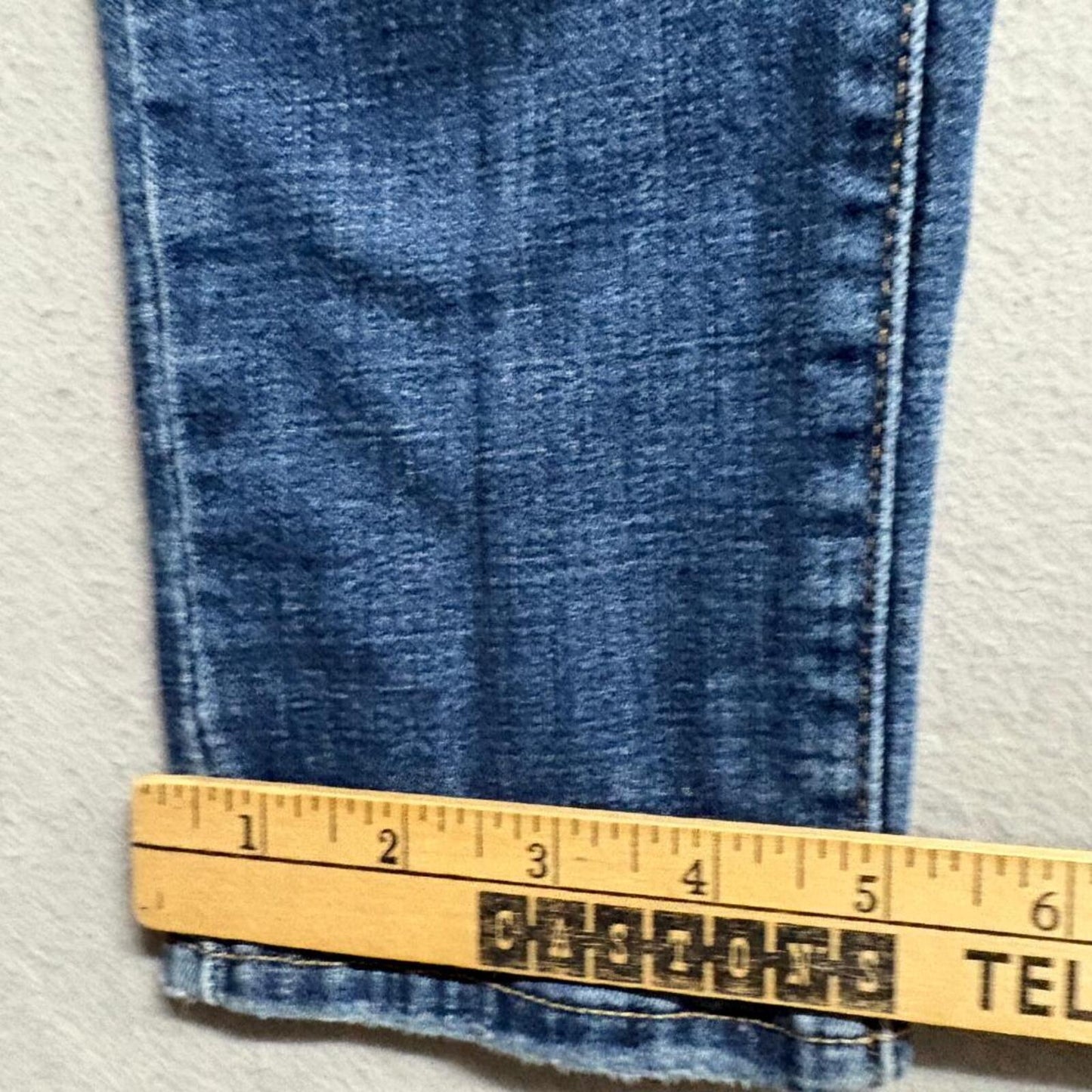 Levis 721 High Rise Skinny Jeans Womens 28x28 Distressed Blue Denim Stretch