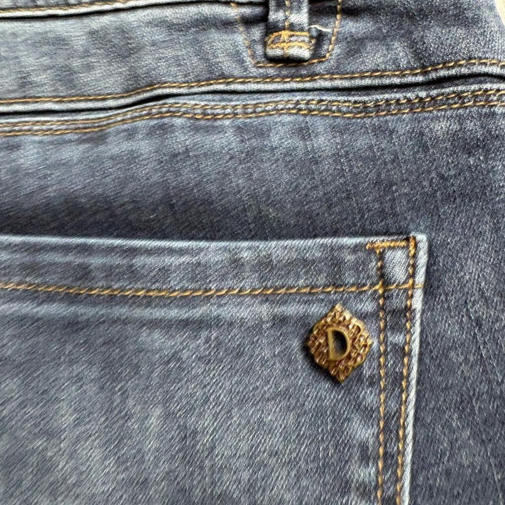 Democracy Absolution Jeans Womens 14 Blue Denim Skinny Slimming Stretch Crop