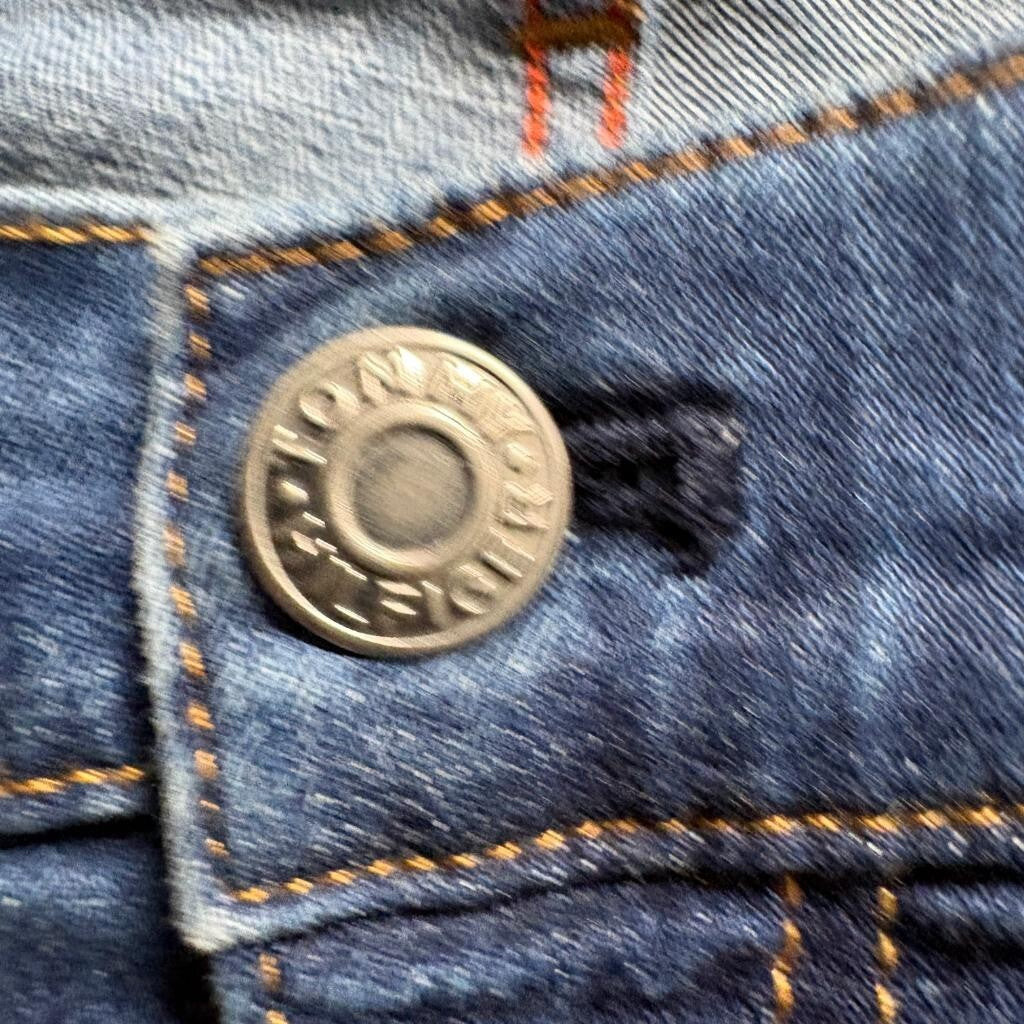 Tommy Hilfiger Jeans Mens 38x32 Blue Denim Straight Leg Stretch Pants