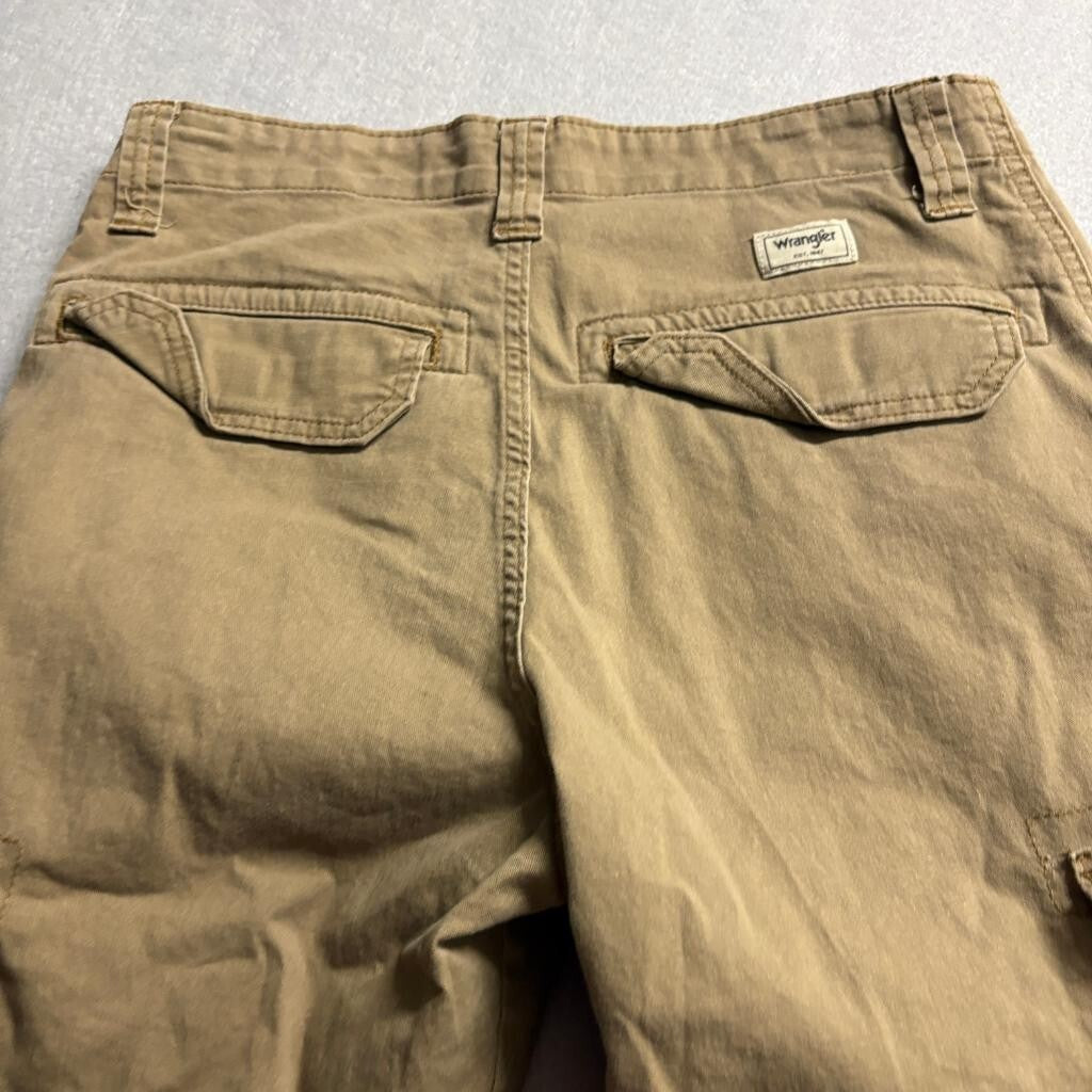 Wrangler Cargo Pants Mens 30x30 Brown Regular Taper Stretch Cotton Utility Work
