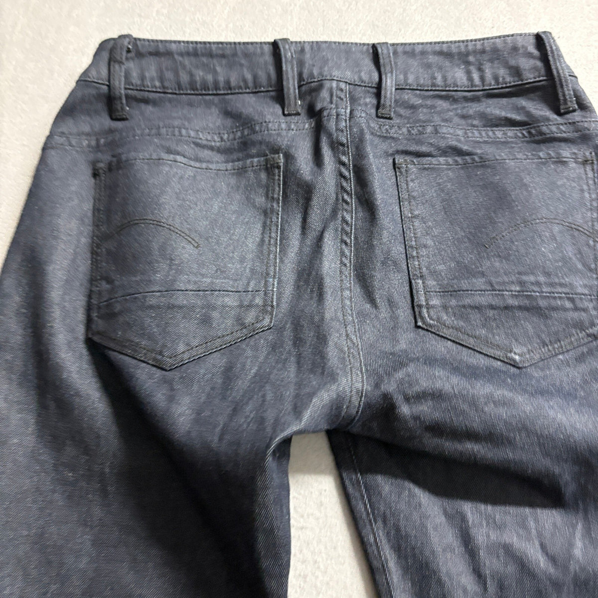 G-Star RAW Motac Deconst 3D Mid Skinny Jeans Womens 28x34 Dark Blue Denim