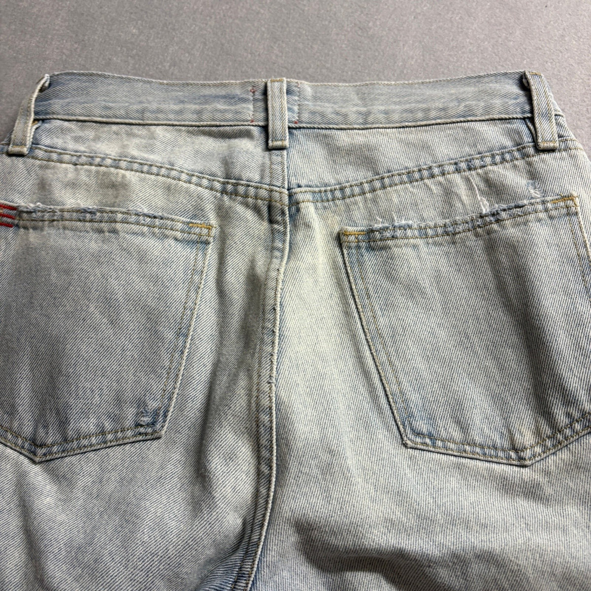 BDG Urban Outfitters Distressed Bootcut Jeans Womens 28 Light Wash Ripped Denim