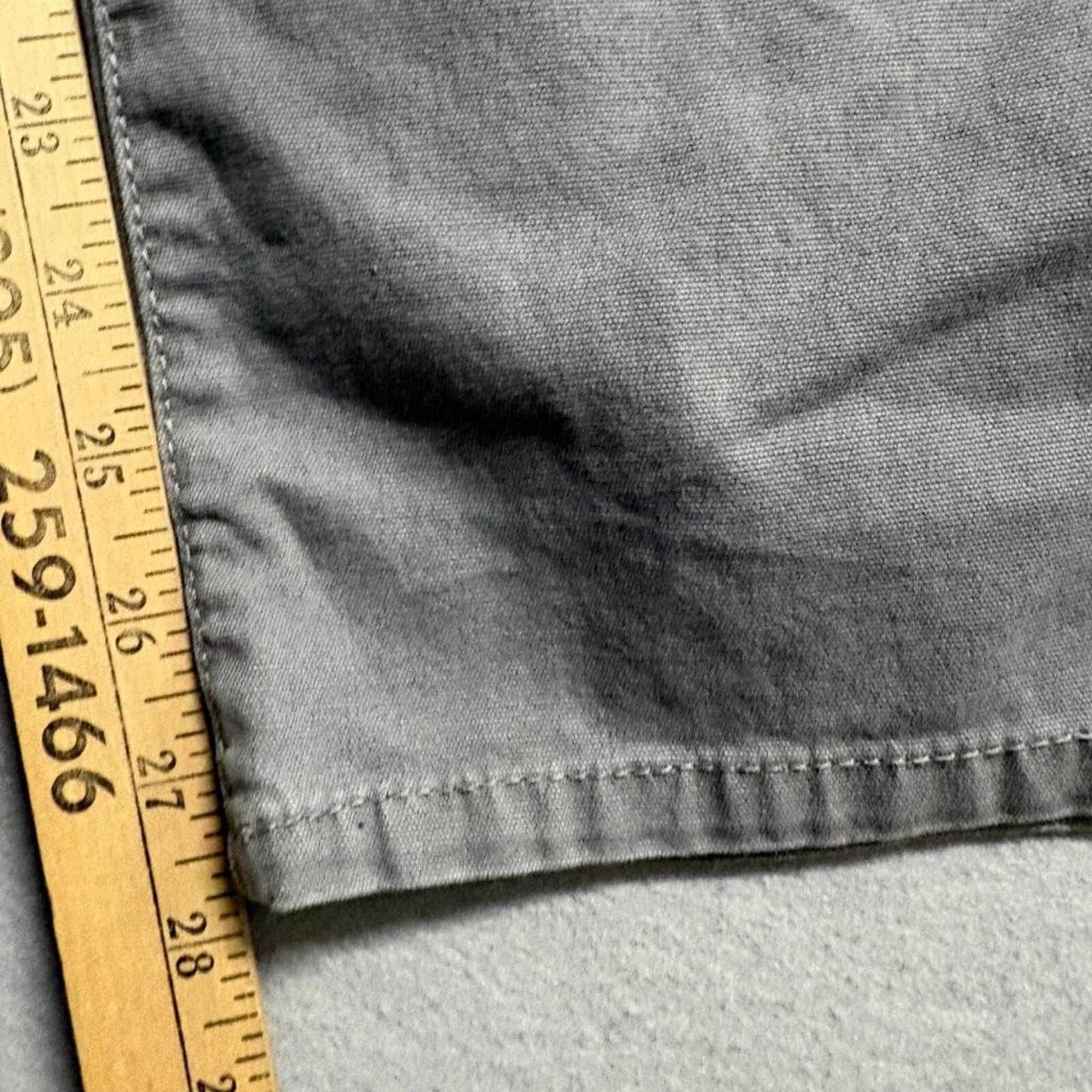 Hawx Work Gear Mens Utility Pants 40x30 Gray Canvas Stretch Carpenter Workwear