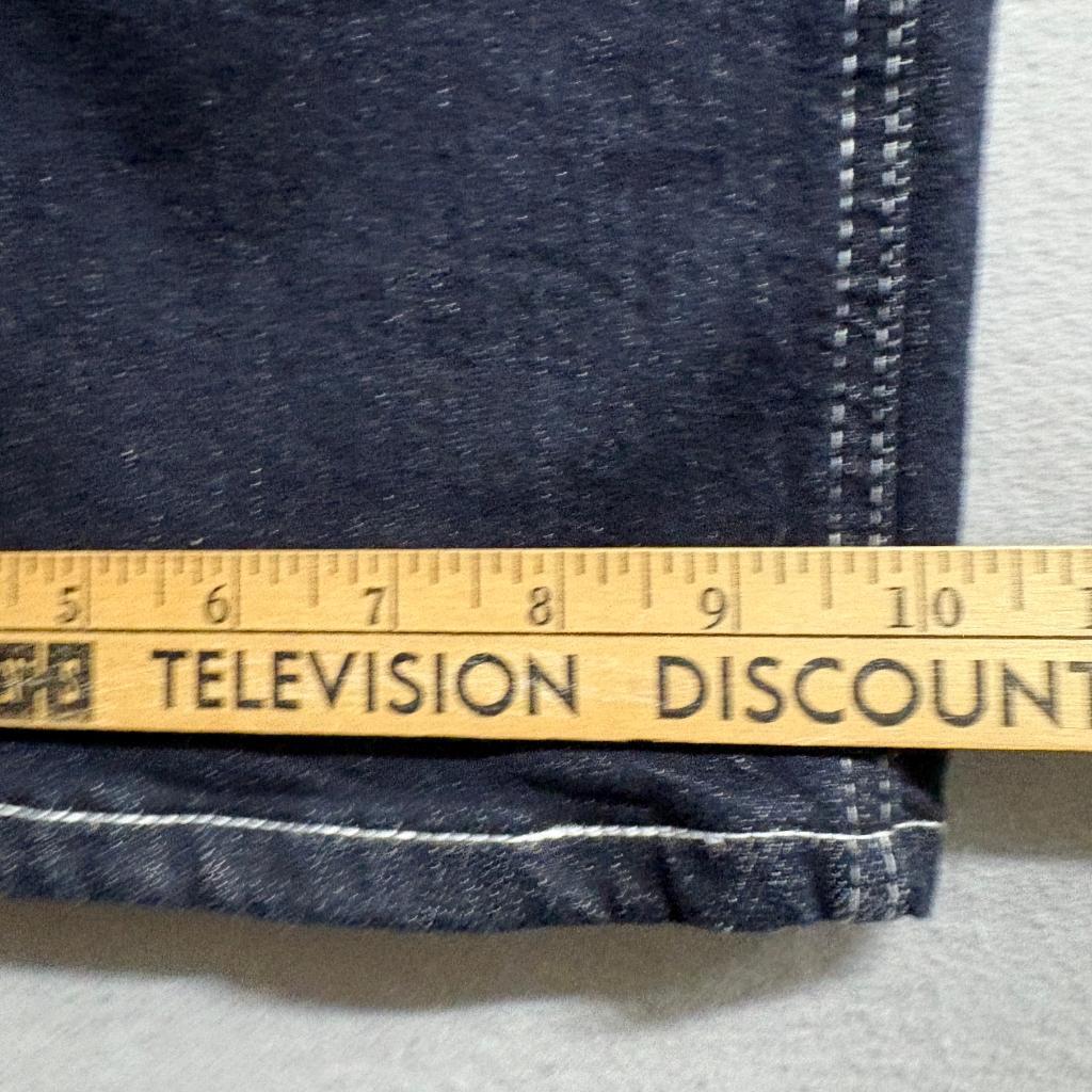 Unbranded Dark Wash Wide Leg Jeans Womens Small Drawstring Elastic Waist Denim
