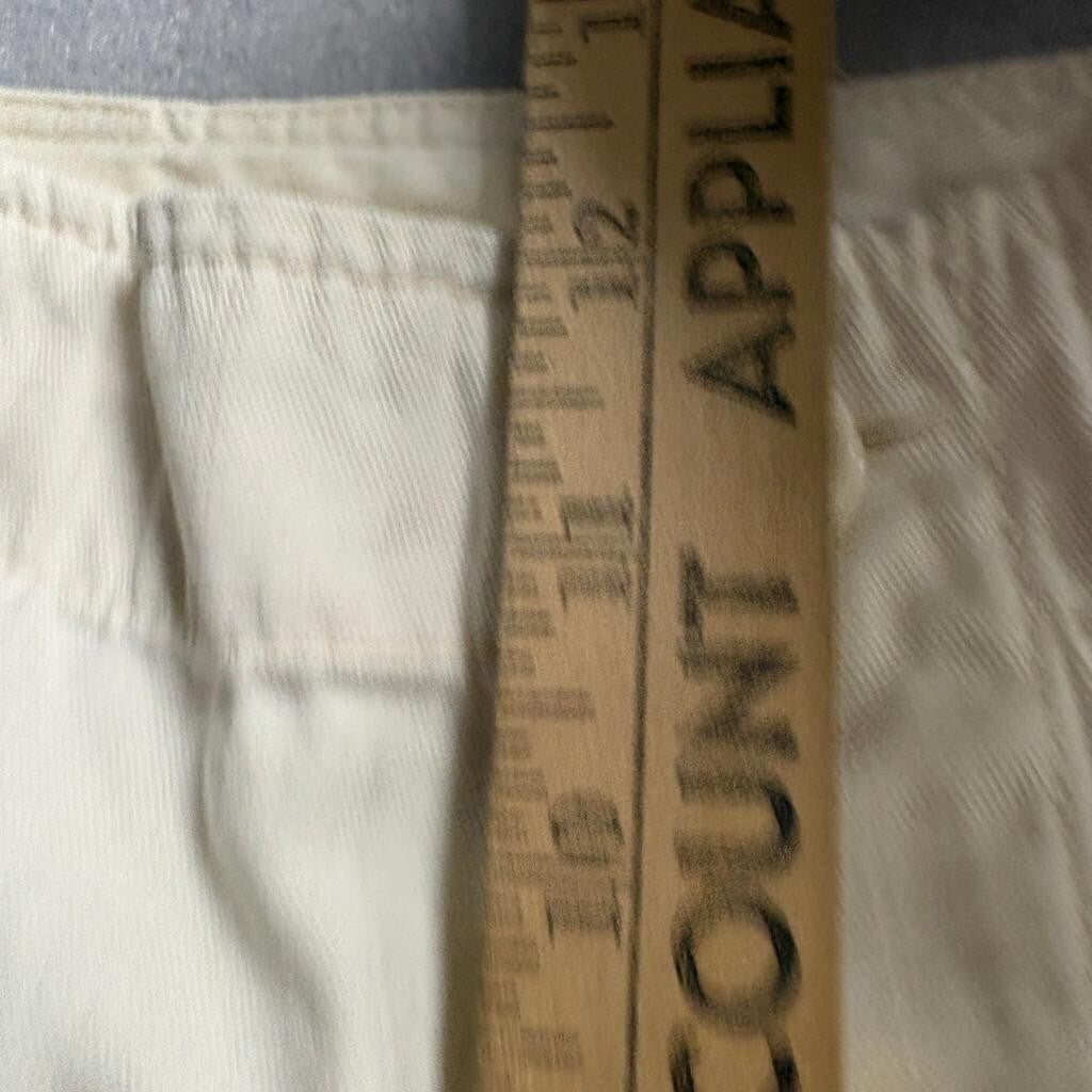 Universal Thread Cargo Pants Womens Size 6 Beige Cream Wide Leg Cotton Utility