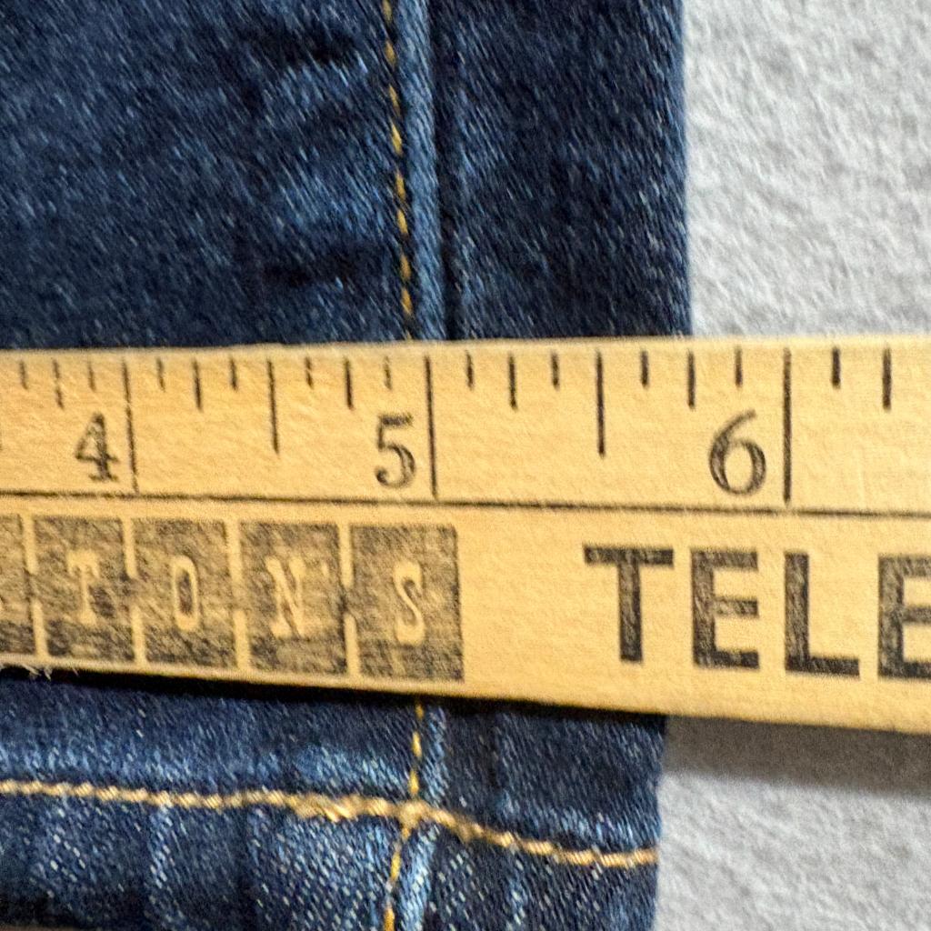 American Eagle Skinny Jeans Womens 2 Regular Blue Distressed Patchwork Denim