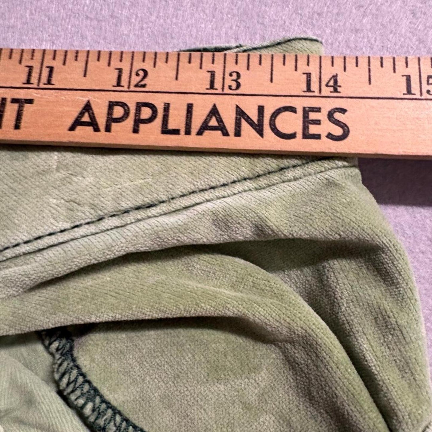 BDG Urban Outfitters Corduroy Pants Womens 28 Green High Rise Wide Leg Cropped