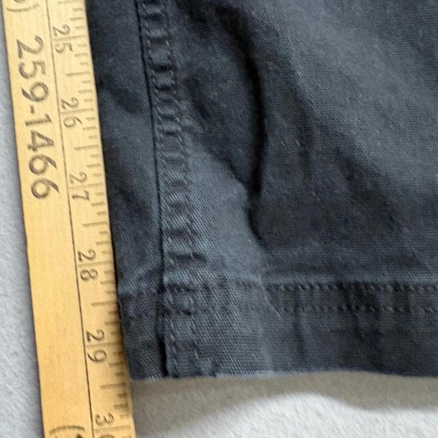 Eddie Bauer Canvas Utility Pants Mens 32x32 Black Classic Fit Cotton Stretch