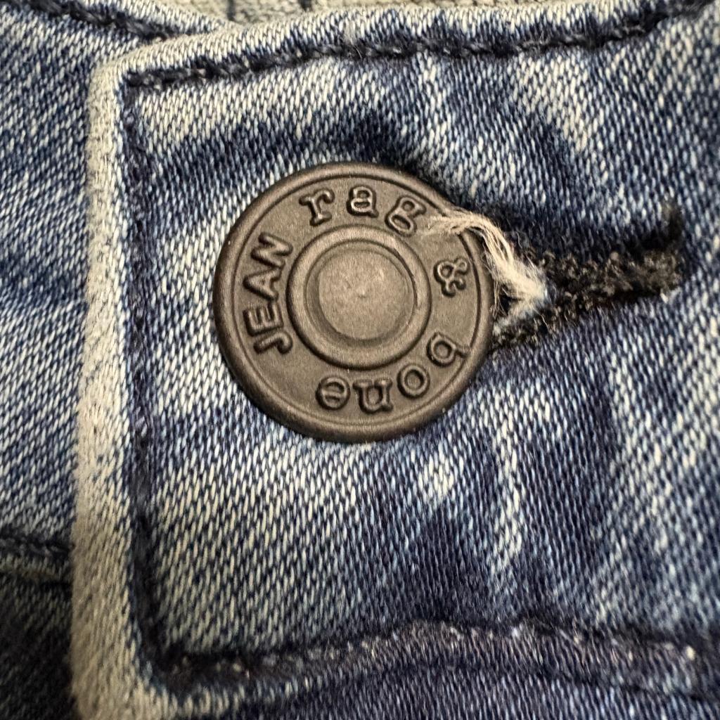 Rag & Bone Fit 2 Slim Jeans Mens 30x32 Blue Denim Made in Turkey