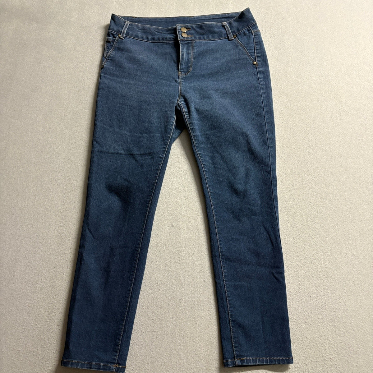 Workshop Republic Clothing Womens Jeans Size 10 Medium Wash Stretch Skinny Denim