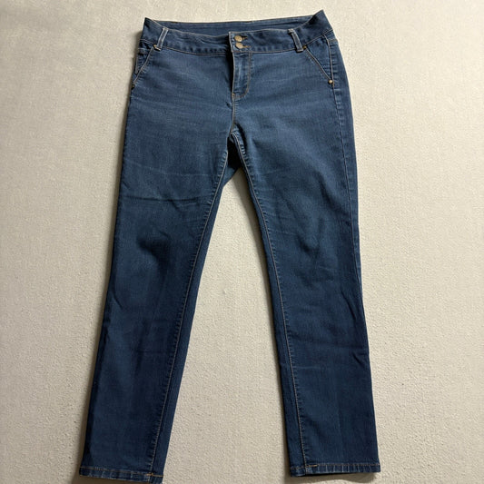 Workshop Republic Clothing Womens Jeans Size 10 Medium Wash Stretch Skinny Denim