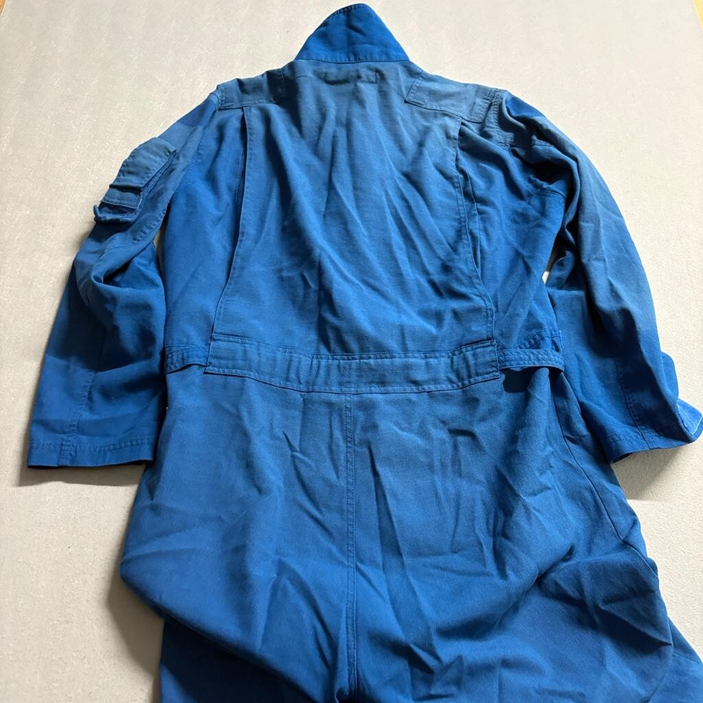 Gibson and Barnes Nomex Flight Suit Blue Size 46 Regular  Pilot Jumpsuit