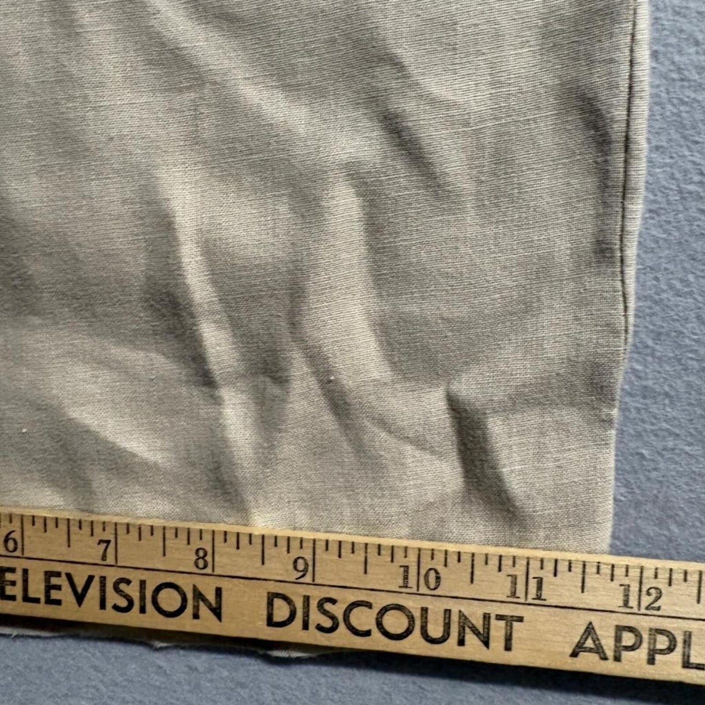 Unit USA Women's Beige 100% Linen Wide Leg Pants Size Large Flat Front Casual