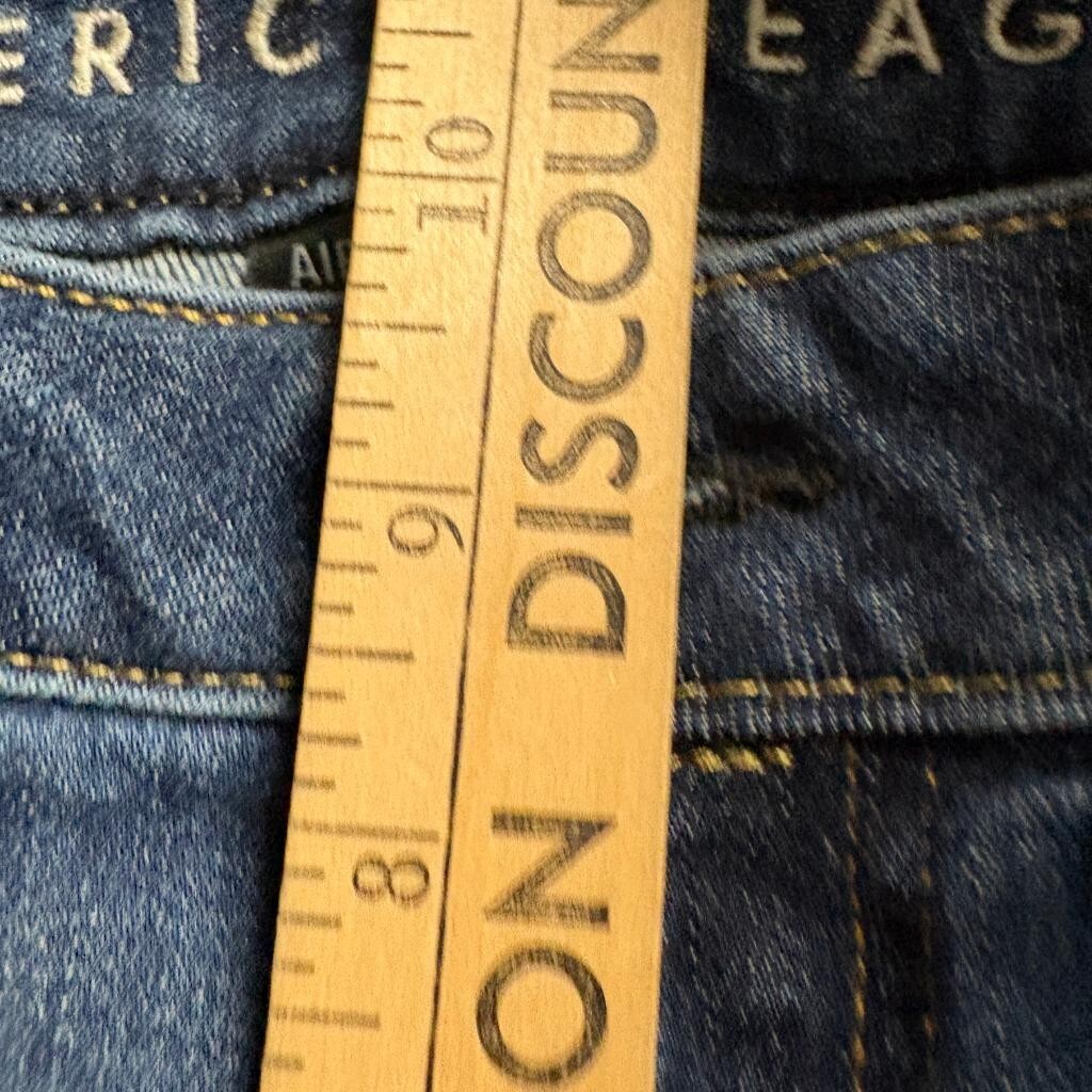 American Eagle Airflex+ Distressed Skinny Jeans Mens 32x32 Blue Stretch Denim