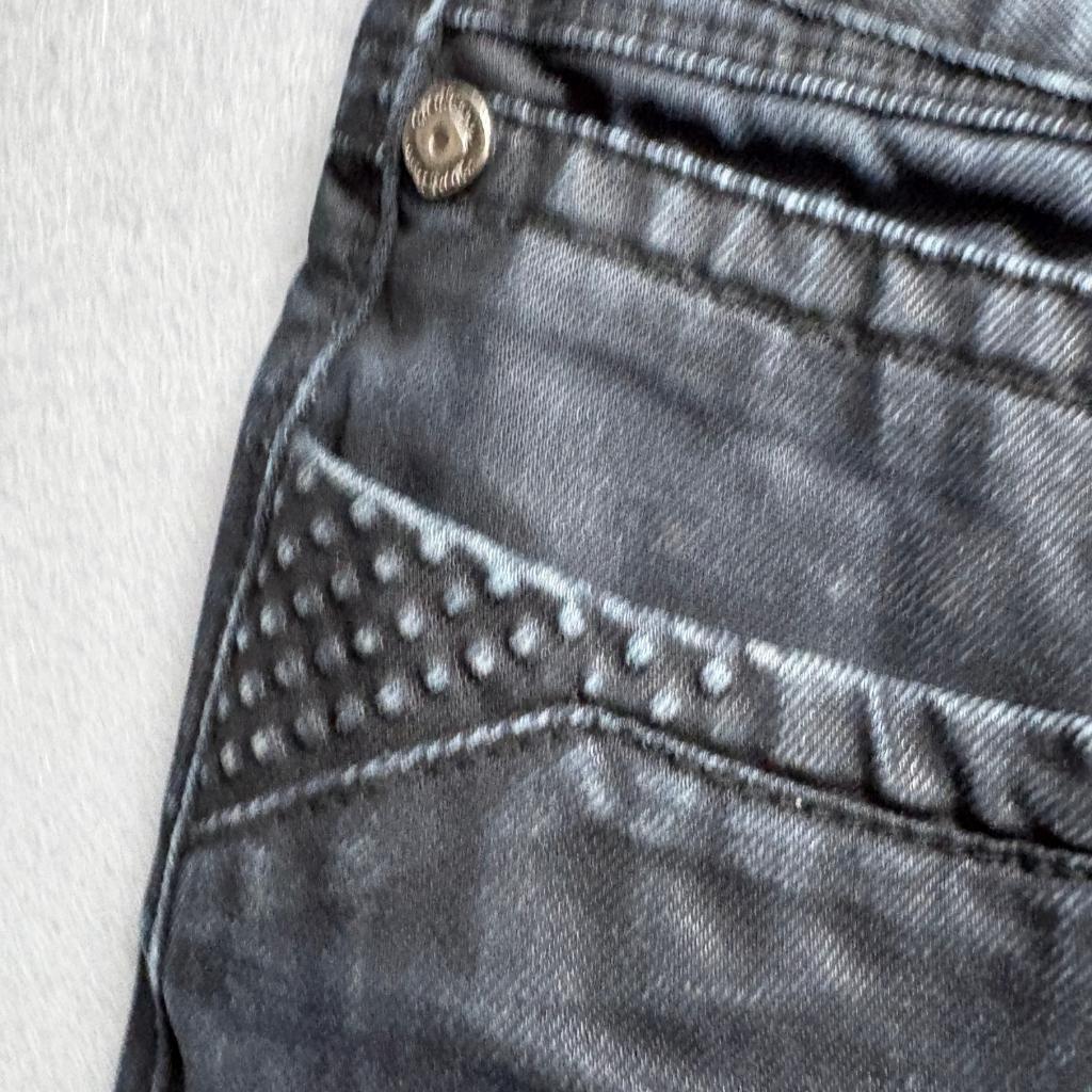 Giorgio Armani Jeans Womens 38x32 Black Denim Straight Leg Pants