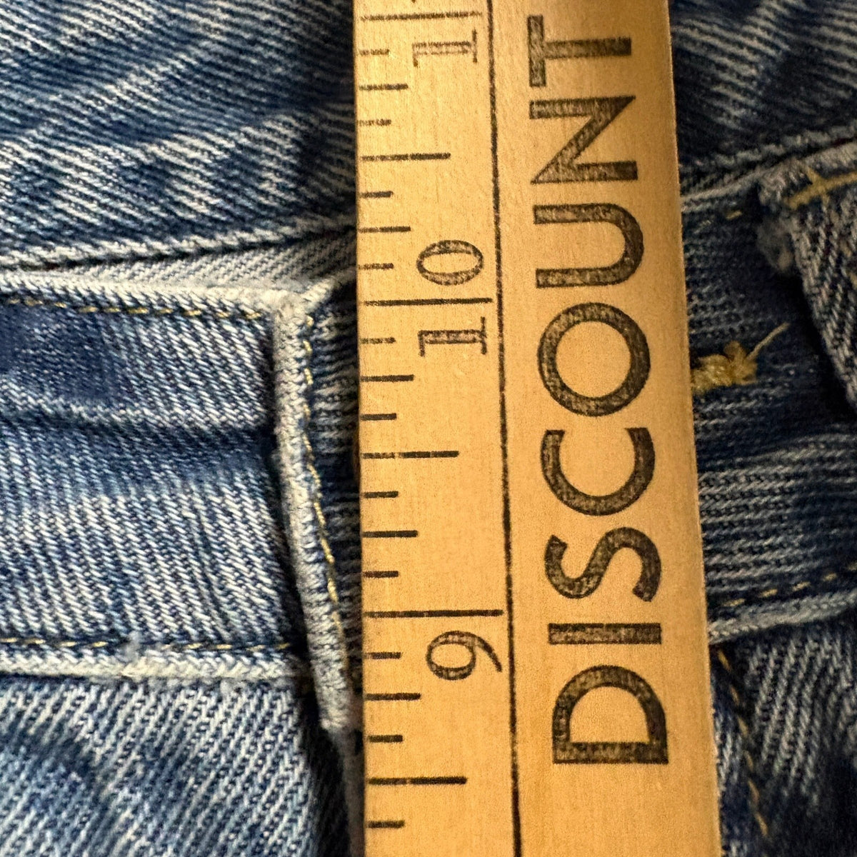 MO&Co Premium Jeans Womens 25 Blue Distressed Ripped Graphic Patch Denim