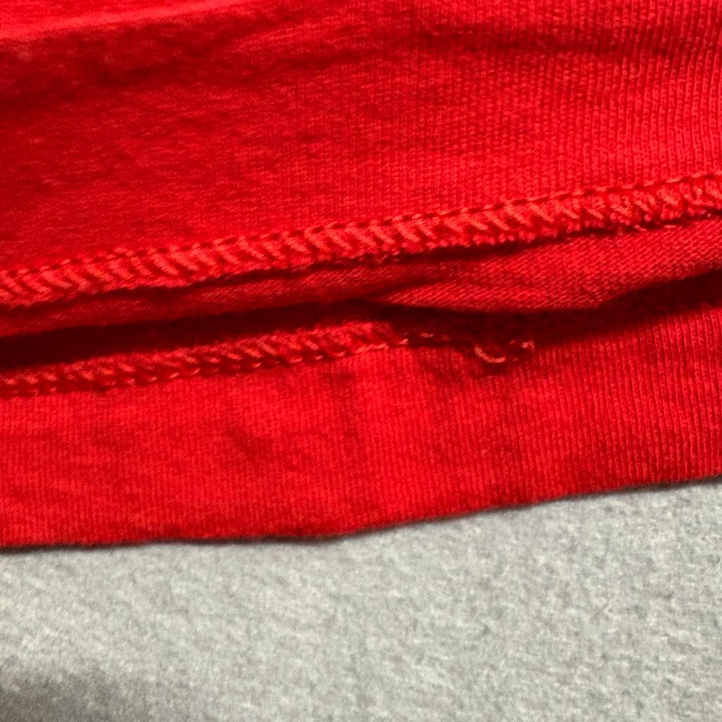 Vintage Fruit of the Loom Pocket T-Shirt Mens XL Red Single Stitch Made in USA