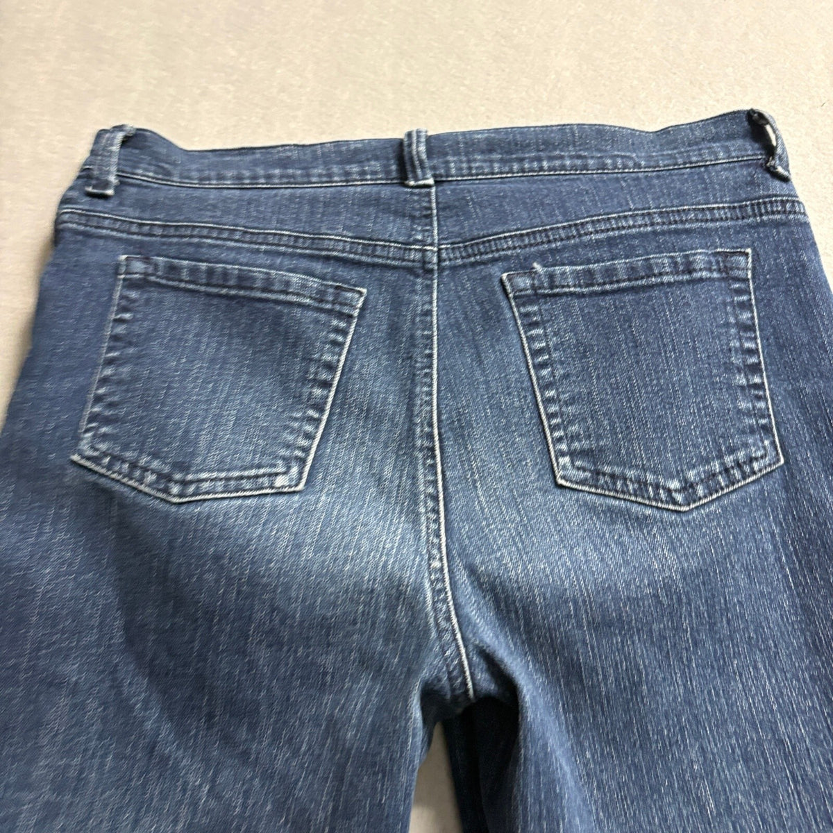 Gloria Vanderbilt Amanda Jeans Womens 12P Blue Denim Classic Rise Straight Leg