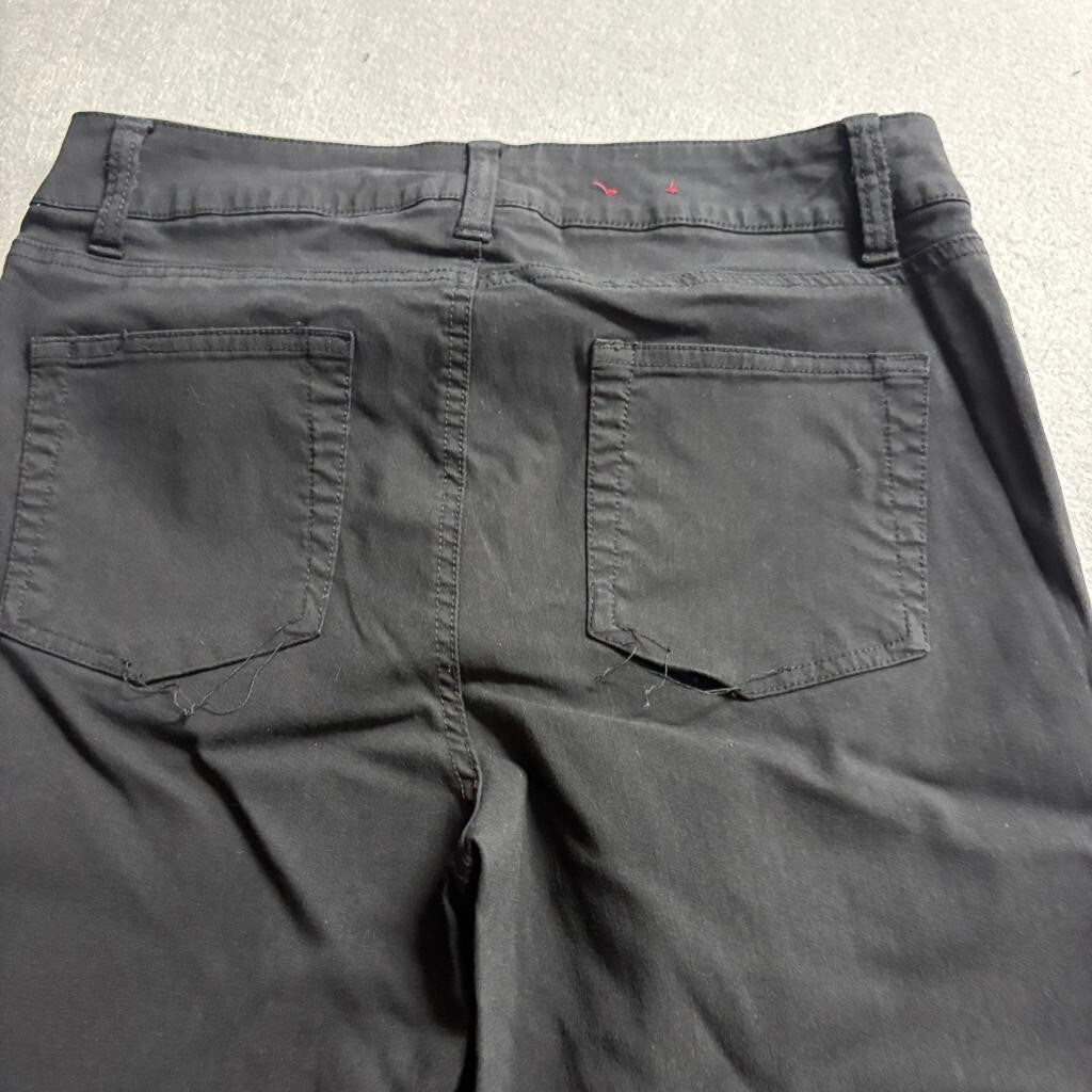 Genuine Dickies Women Black Skinny Stretch Pants Size 11 Work Casual